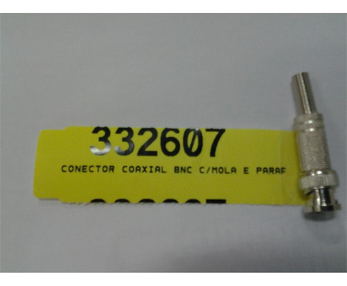 Conector Coaxial Bnc Com Mola E Parafuso  1096 - Kit C/10
