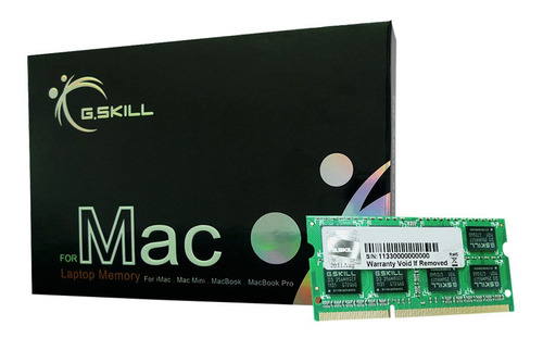 G.skill Memoria Ram Macbook,so-dimm, Ddr3-1600mhz, 4gb (1x4)