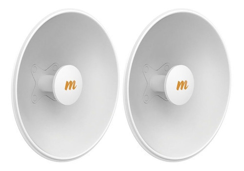 Pacote de 2 antenas Mimosa 4,9-6,4 Ghz 42,9 cm 25dbi para C5x B5x