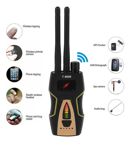 Anti Espía Oculta Cámara Detector De Señal De Rf Bug Gps