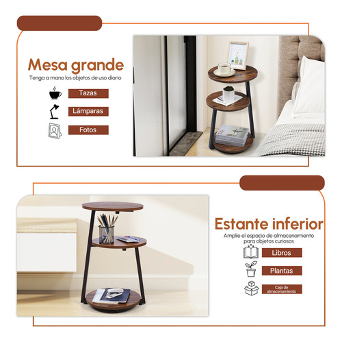 Mesa Auxiliar Lateral Mesa De Centro Circular Modernas Mesa Lateral Mesa De Centro Minimalista
