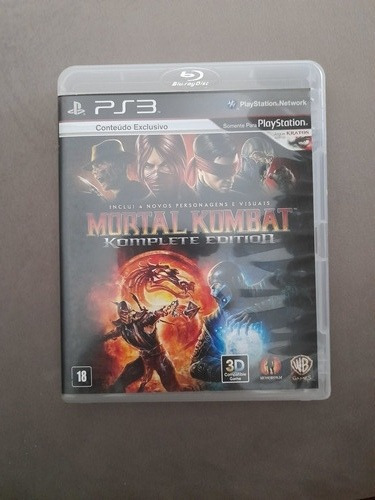 Mortal Kombat Komplete Edition Ps3 Mídia Física (Usado)