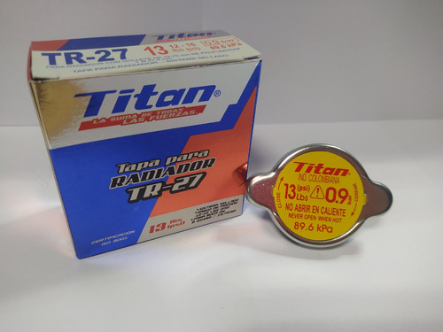 Tapa Titán Tr-27 De 13 Libras Para Radiadores 