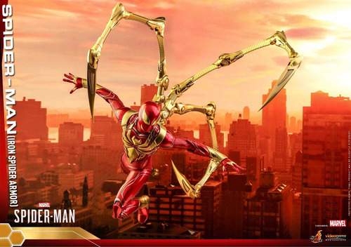 Iron Spider-man 1/6 Marvel Hot Toys Civil War Vgm38 Miles