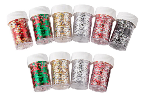 Set De Manicura De Malla Adhesiva Para Uñas De Varios Colore