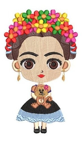 Pack Frida Kahlo Matrices Maquinas Bordadoras Brother Janome