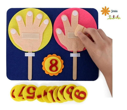 Brinquedo Educativo Aprender Números Contagem Montessori