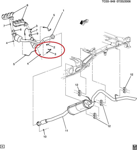 Imagen 2 de 4 de Sensor Oxigeno Silverado Trailblazer Colorado (cgh) Acdelco