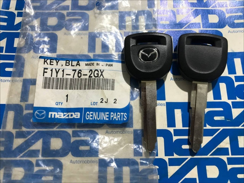 Llave En Blanco Virgen Mazda 6 Y Mazda 3