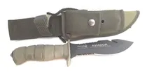 Comprar Cuchillo Tactico Yarara Aviador Largo 29cm Acero Aleman