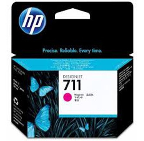 Imagen 1 de 2 de Cartucho Hp 711 Cz130a Cz131a Cyan Magenta Amarillo C/u Original