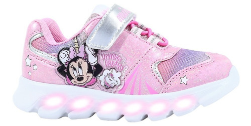 Zapatillas Footy Disney Minnie Mouse Multiluces Lic Original