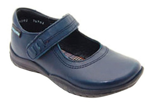 Zapato Escolar Para Niña Coqueta Mod Georgina Azul T15-17