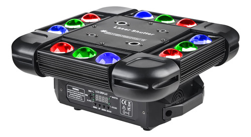 Luz  De Cabeza Movil, Luces  De Dj 12leds 150w Rgbw Beam Lig