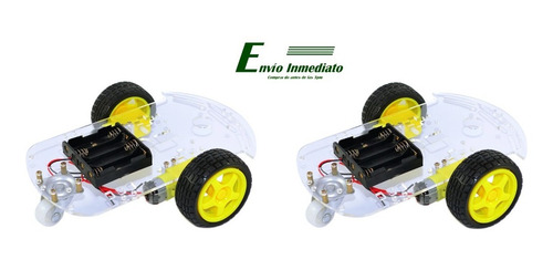 Imagen 1 de 6 de Chasis Robot Movil 2wd
