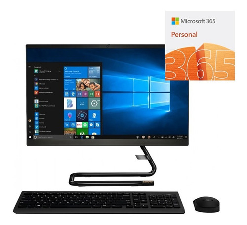 Lenovo Aio 21.5  4gb 256gb Ssd + Lic Office 365 Personal