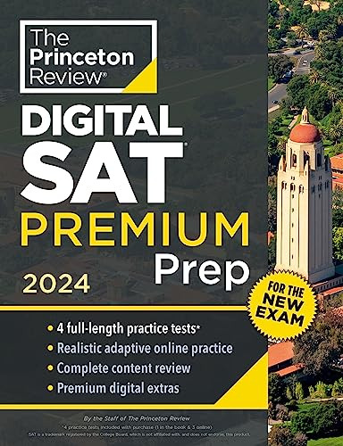 Book : Princeton Review Digital Sat Premium Prep, 2024 4...