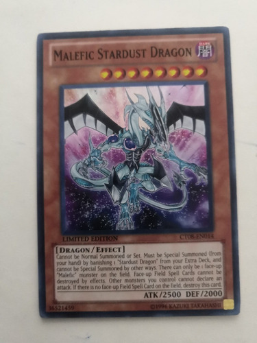 Malefic Stardust Dragon Super Rare Yugioh 