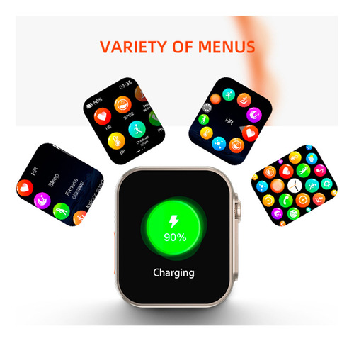 Relógio Smartwatch Hw8 Ultra Series 8 Com Nfc 45mm Novo