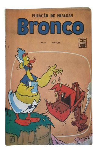 Revista Furacão De Fraldas Bronco Hq Infantil N°14  549