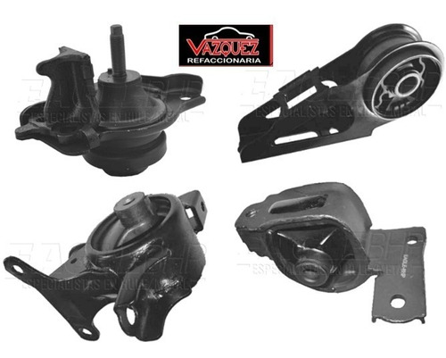 Kit 4 Soportes Motor/trans Honda Fit 2007-2008 1.5l Estandar