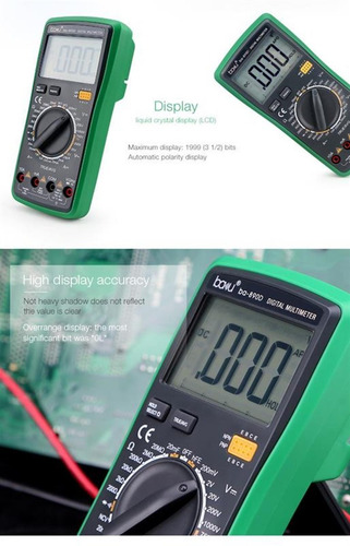 Multímetro Digital Profesional Baku Ba-890d - Envio Gratis