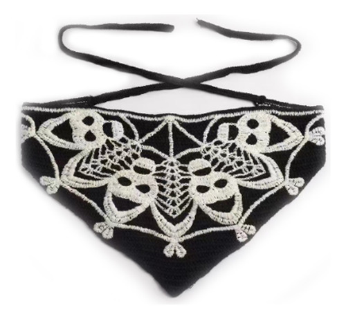 Pañuelo De Crochet Para Mujer, Diadema Con Telaraña