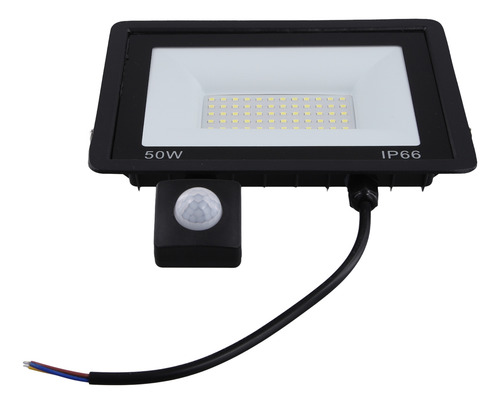 Luz De Inundación Led Con Sensor De 50 W, Focos De Inducción