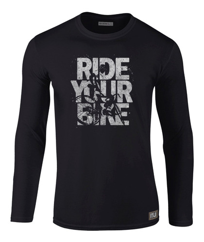 Camiseta Manga Larga Camibuso Ride Your Bike Bici Eol Inp