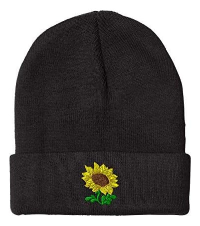 Speedy Pros Gorros Para Hombres Plantas Fringe Girasol Borda