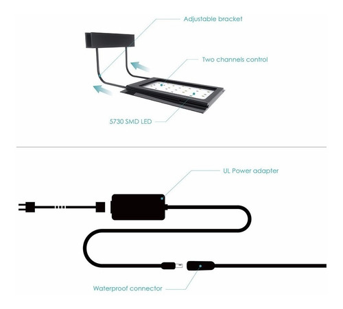 Luminária Nemolight 18w Aquário Marinho Plantado