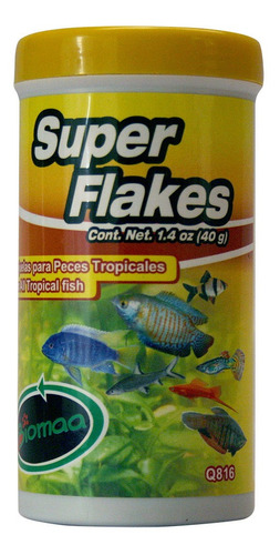 Alimento Para Peces Biomaa Super Flakes 40g.