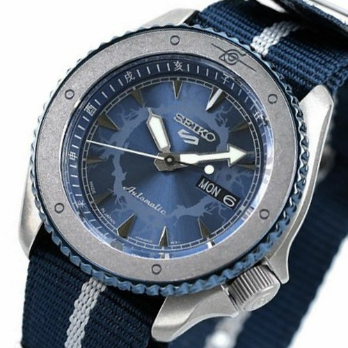 Imagen 7 de 9 de Naruto Seiko Reloj Edicion Limitada Sports 5 Sasuke Srpf69