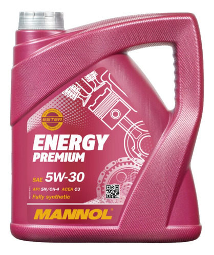 Aceite 5w30 Mannol Energy Premium Acea C3 / 5lts.