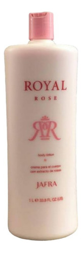 Crema De Rosas,  Royal Rose  1 Litro Con Extracto De Rosas