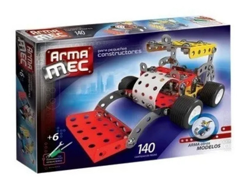 Armamec Mecano Pequeños Constructores 140 Piezas Vehiculos