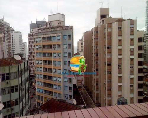 Imagem 19 de 30 de Apartamento Santos - Gonzaga - Go707 - 32392889
