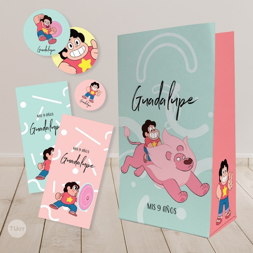 Kit Imprimible Steven Universe Decoracion Candy Bar M201