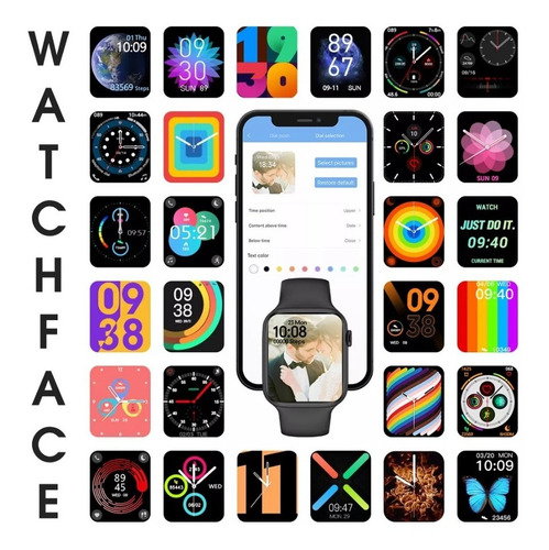 Imagen 5 de 8 de Smartwatch Reloj Inteligente Presion Ritmo Bluetooth Fitness