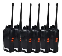 Comprar Kit 10 Rádios Comunicador Vhf\u002Fuhf\u002F Fm Baofeng 777s Walktalk Bandas De Freqüência 16 Cor Preto
