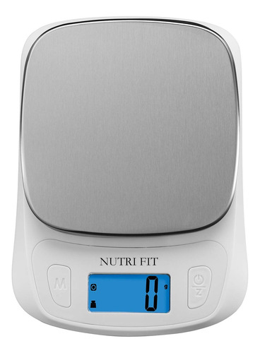 Nutri Fit Bascula Digital De Cocina Para Alimentos, Gramos Y