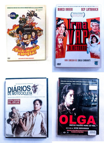 Kit Dvd Nacional Casseta & Planeta, Irma Vap, Diarios, Olga (Usado)
