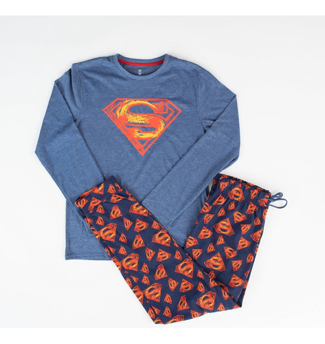 Pijama Hombre Superman Clasico Talla L