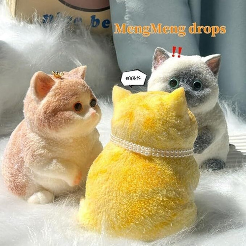 2025 - Juguete Antiestres Gatito Squishy Pegajoso