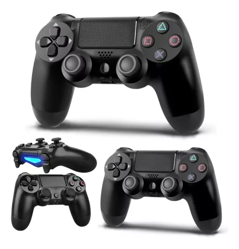 Controle sem Fio Duplo shock 4 Preto Ps4 xd 522 em Promoção na