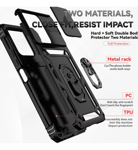 Case Camera Para Xiaomi 13c - Skudo Anti Impacto + Anel