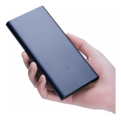 Carregador Portátil Power Bank Fast Charge Xiaomi 10000mah Cor Preto
