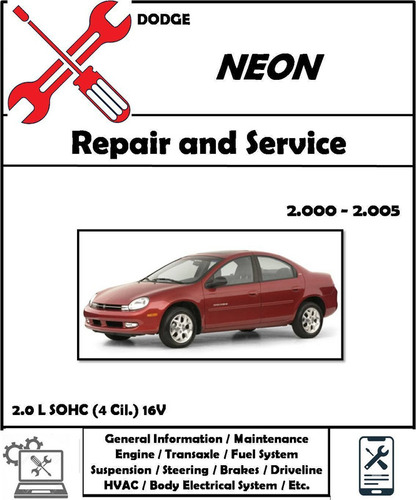 Manual Servicio Dodge / Chrysler Neon 2000-2005