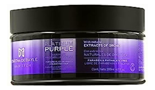 Mascarilla Martha Debayle Platinum Purple 200ml