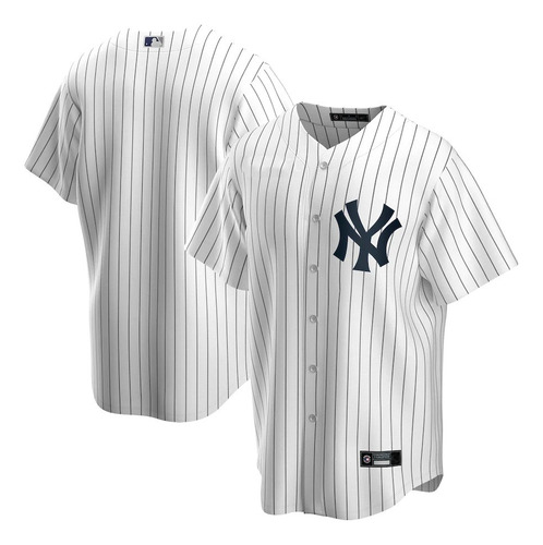 Jersey New York Yankees Blanco Ch M G Xg 2xg 3xg
